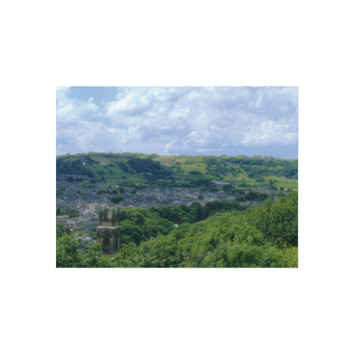 Fine Art Poster — Lush Countryside Landscape Print