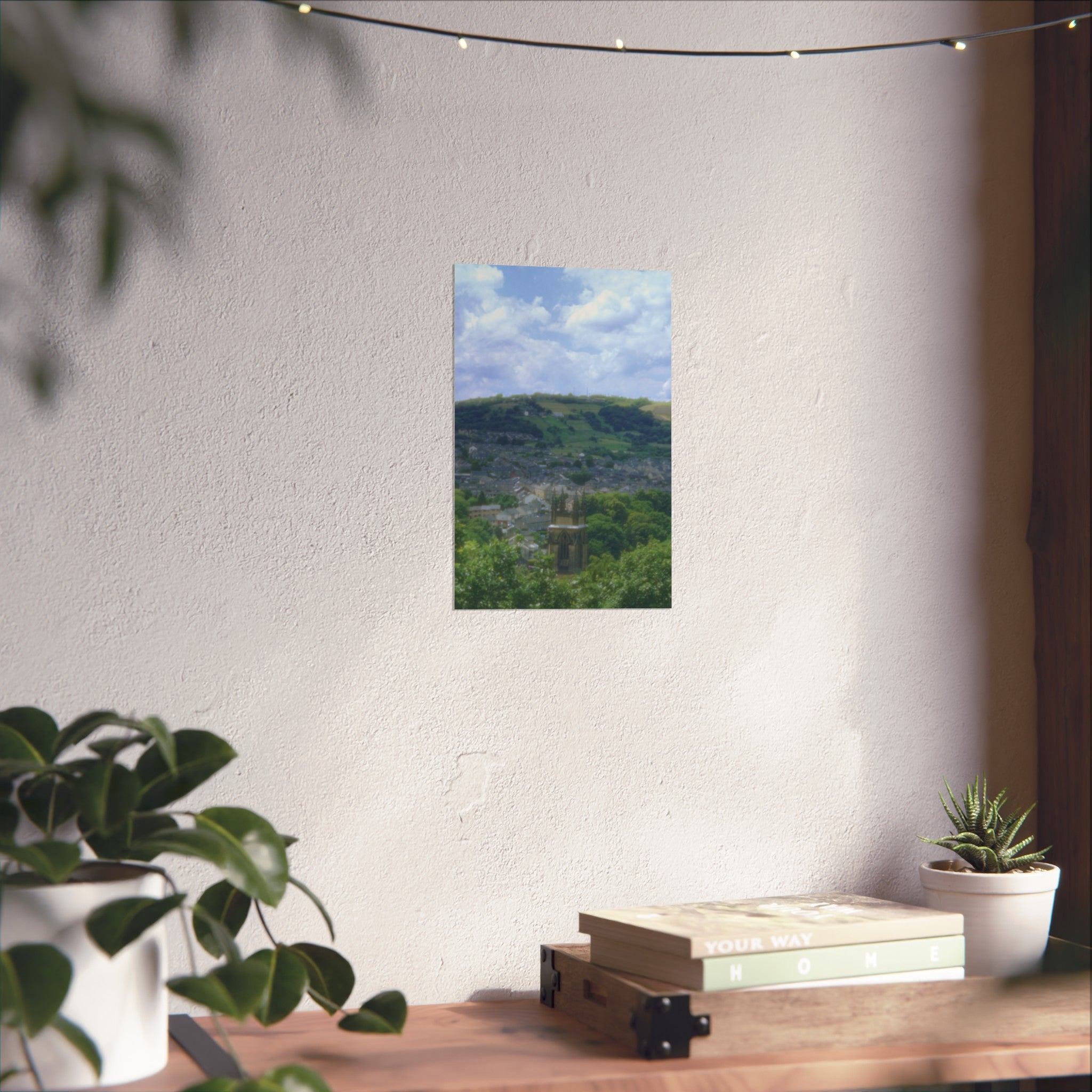 Fine Art Poster — Lush Countryside Landscape Print