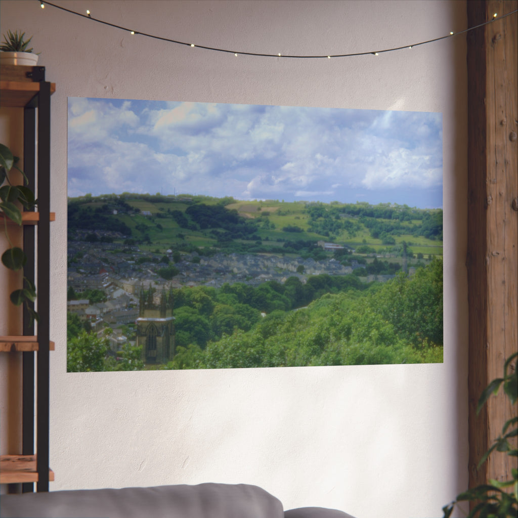 Fine Art Poster — Lush Countryside Landscape Print