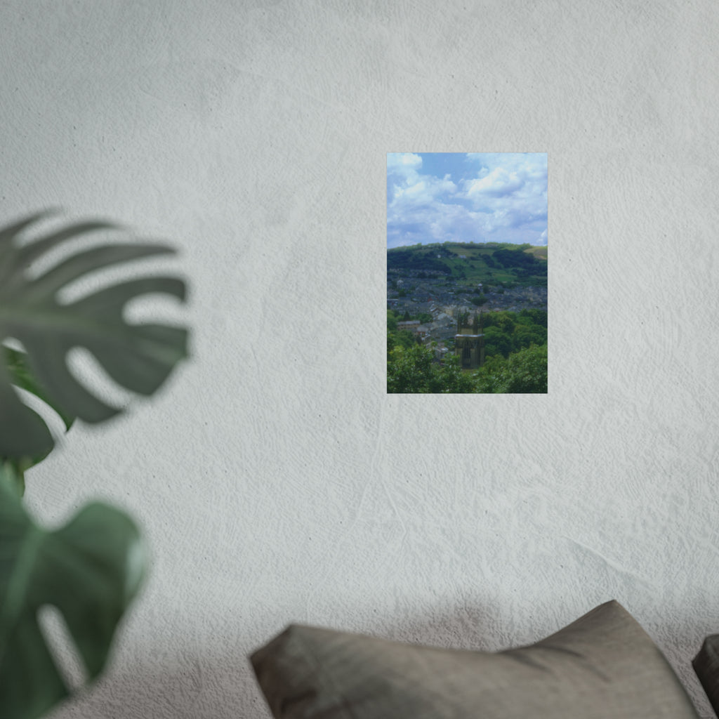 Fine Art Poster — Lush Countryside Landscape Print