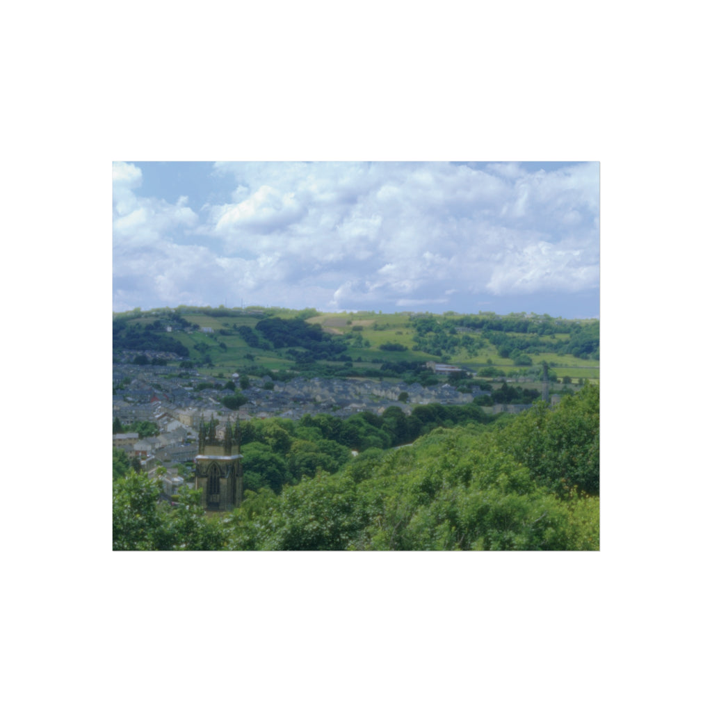 Fine Art Poster — Lush Countryside Landscape Print