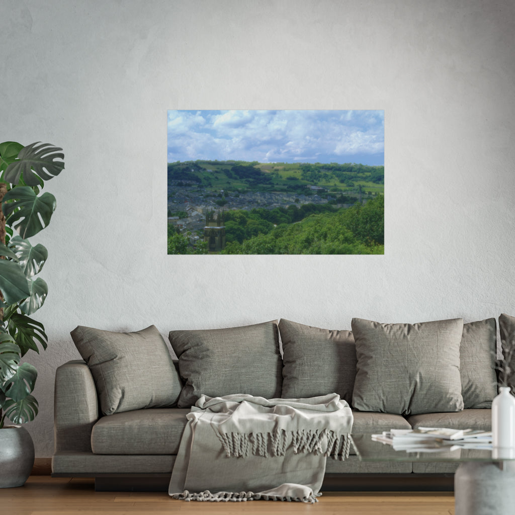 Fine Art Poster — Lush Countryside Landscape Print